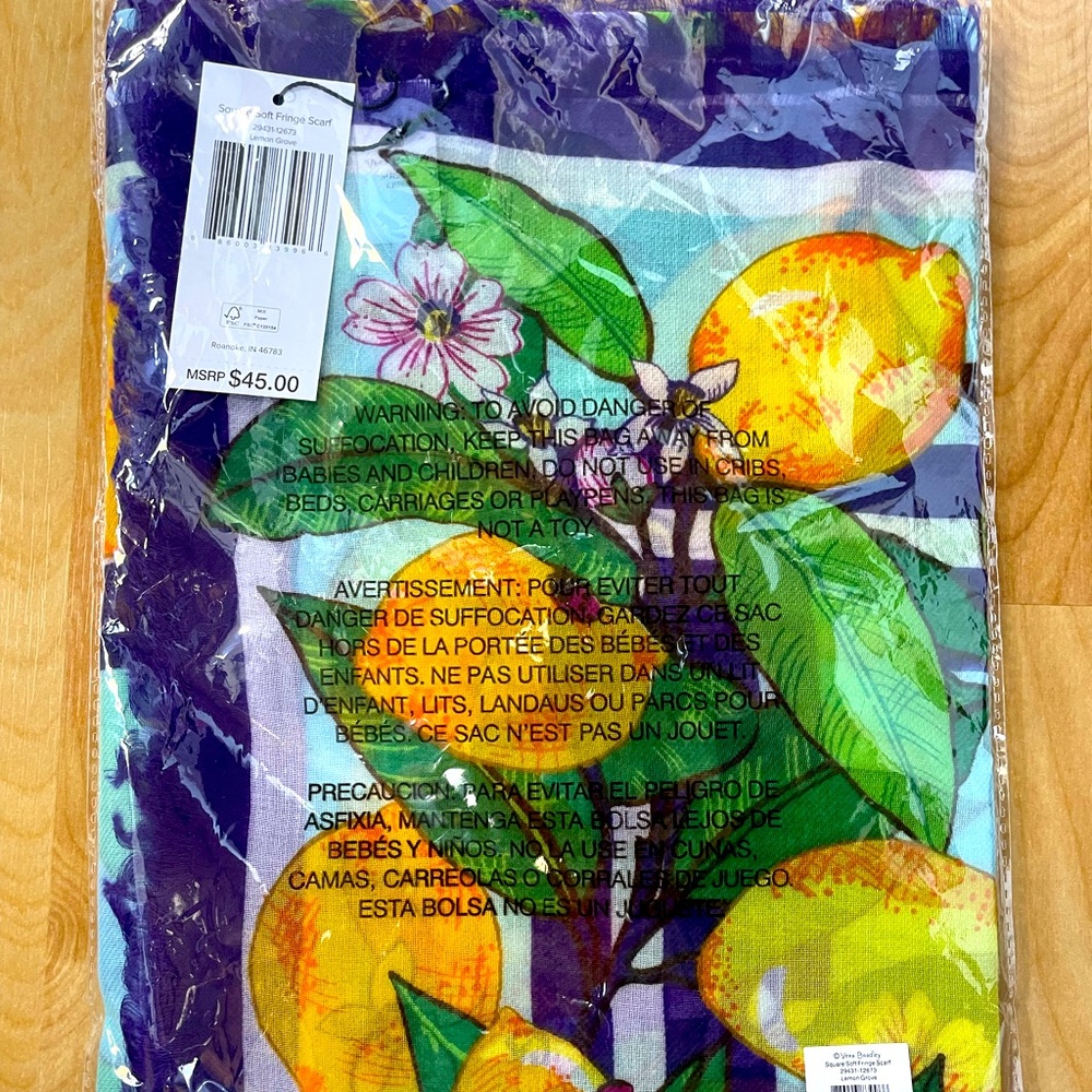 Groove Floral and Citrus Scarf